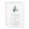 Watercolor Sailing Boat Bridal Shower Invite