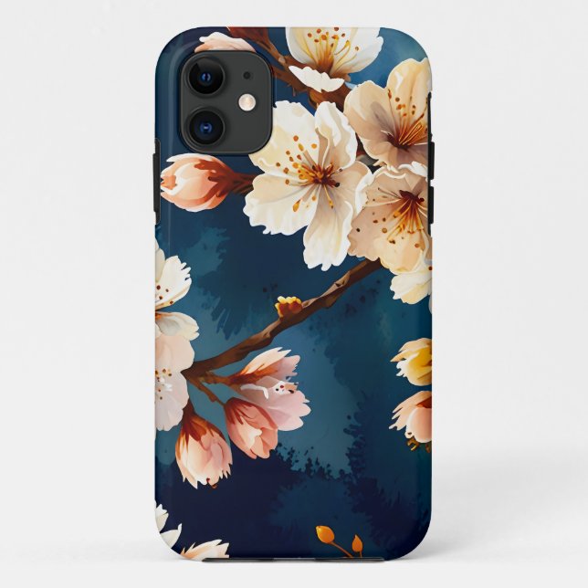 Watercolor Sakura Dreams Case-Mate iPhone Case (Back)
