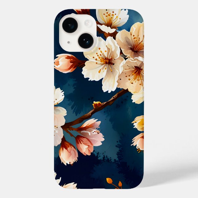 Watercolor Sakura Dreams Case-Mate iPhone Case (Back)