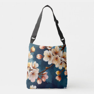 Watercolor Sakura Dreams Crossbody Bag