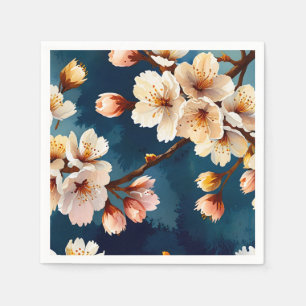 Watercolor Sakura Dreams Napkin