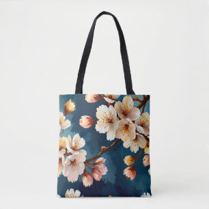 Watercolor Sakura Dreams Tote Bag