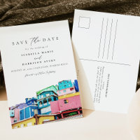 Watercolor San Juan Puerto Rico Colourful Building