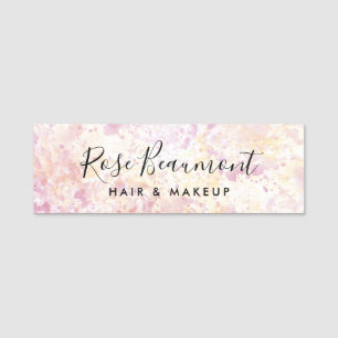  Watercolor Script Signature Classic Name Tag