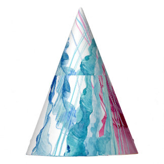 Watercolor Sea Life: Bubbles & Jellyfish Party Hat