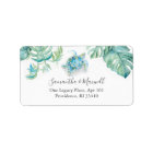 Watercolor Sea Turtle Beach Return Address Label