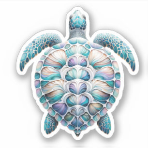 Watercolor Sea Turtle Decals