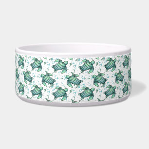 watercolor sea turtle green blue pattern animal