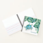 Watercolor Sea Turtle Personalised Journal