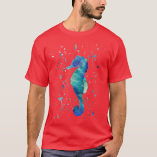 Watercolor Seahorse boy T-Shirt
