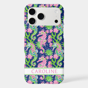 Watercolor Seahorses Monogrammed
