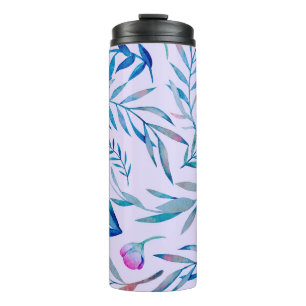 Watercolor seamless pattern. Botanical ornament. L Thermal Tumbler