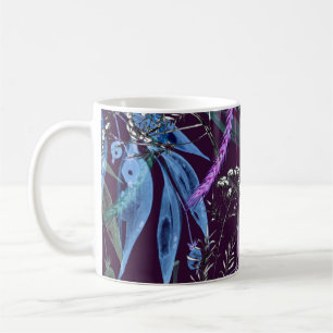 Watercolor seamless pattern. Branch with berry Wat Coffee Mug