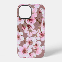 Watercolor seamless pattern made of cherry blossom