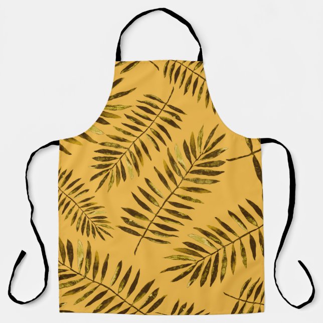 Watercolor seamless pattern with colourful abstrac apron (Front)