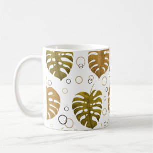 Watercolor seamless pattern with exotic tropical l coffee mug