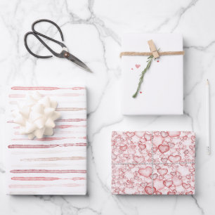 watercolor seamless pattern wrapping paper sheet