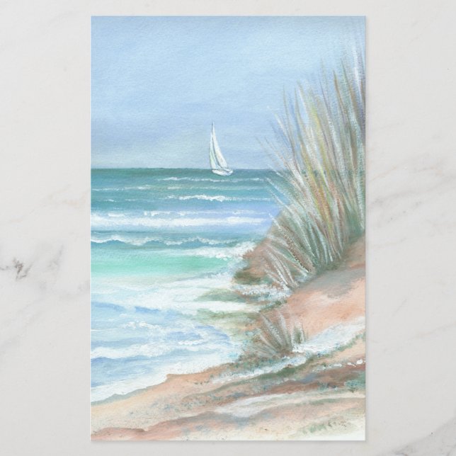 Watercolor Seascape Paper (Front)