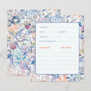 Watercolor Seashell Bridal Recipe