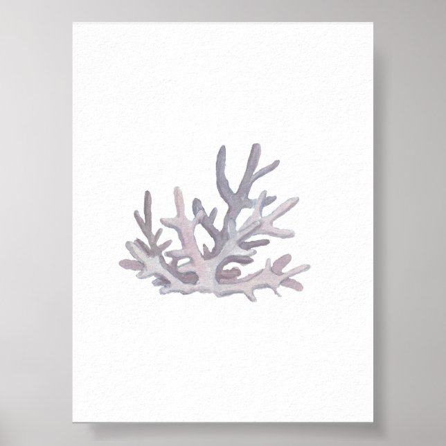 Watercolor seashell print (Front)