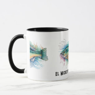 Watercolor Series: Bass Mug