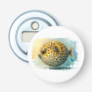 Watercolor Series: Blowfish Bottle Opener