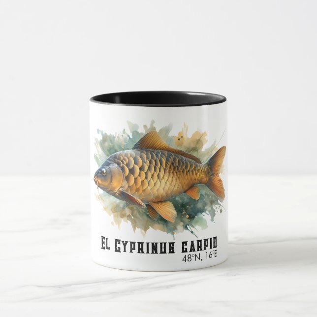 Watercolor Series: Carp Mug (Center)