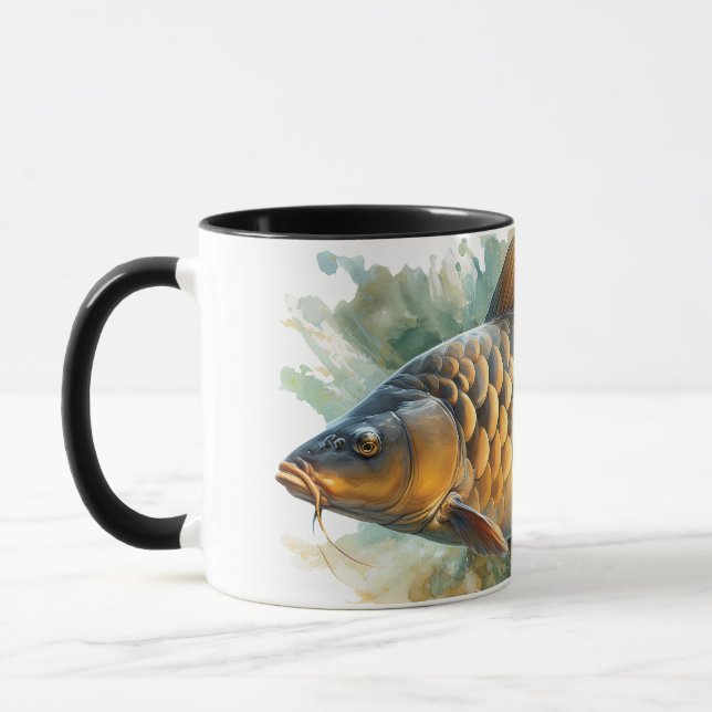Watercolor Series: Carp Mug (Left)