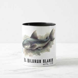 Watercolor Series: Catfish Mug