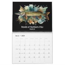Watercolor Series: Fish Aura 2 Calendar 