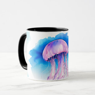 Watercolor Series: Jellyfish Mug