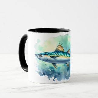 Watercolor Series: Mackerel Mug