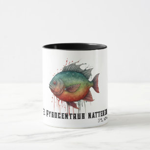 Watercolor Series: Piranha Mug