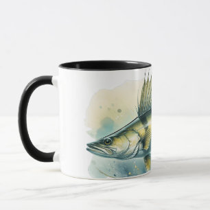 Watercolor Series: Zander/Walleye Mug