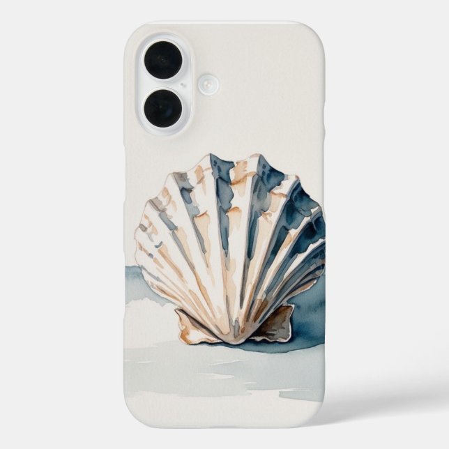 Watercolor Shell iPhone / iPad case (Back)