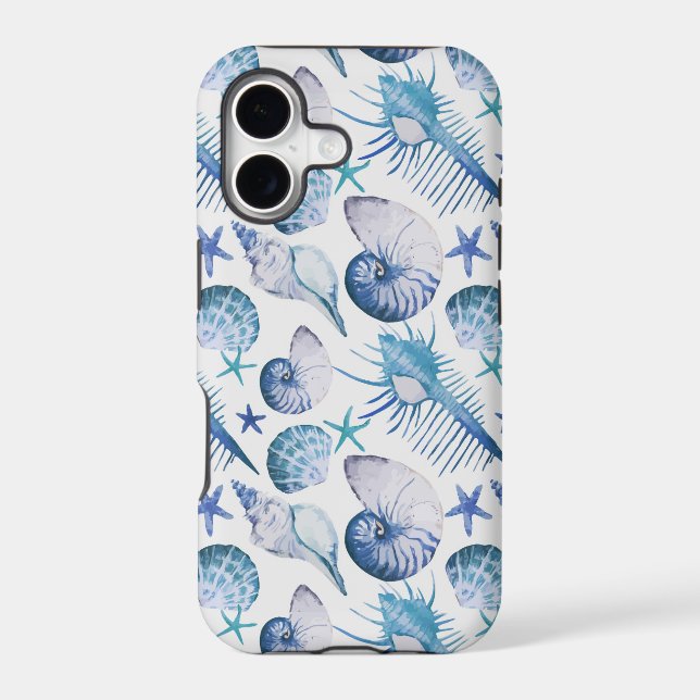 Watercolor Shells (Back)