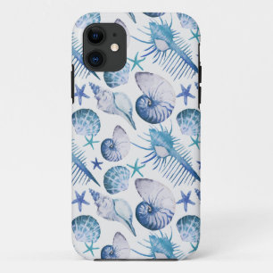 Watercolor Shells iPhone 11 Case