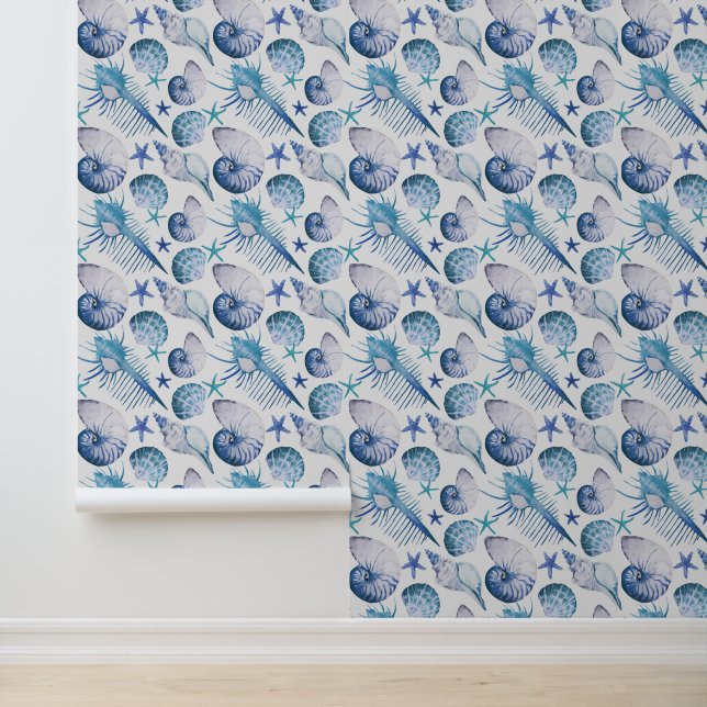 Watercolor Shells Wallpaper (Application)