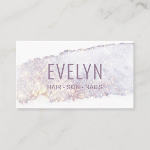 Watercolor Shiny Business Card