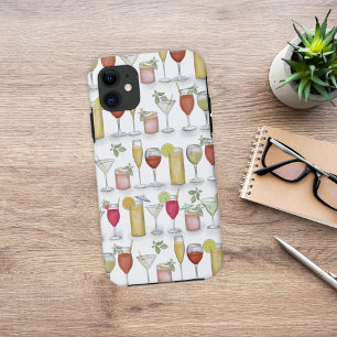 Watercolor Simple Cocktail Drinks Whimsical Cute