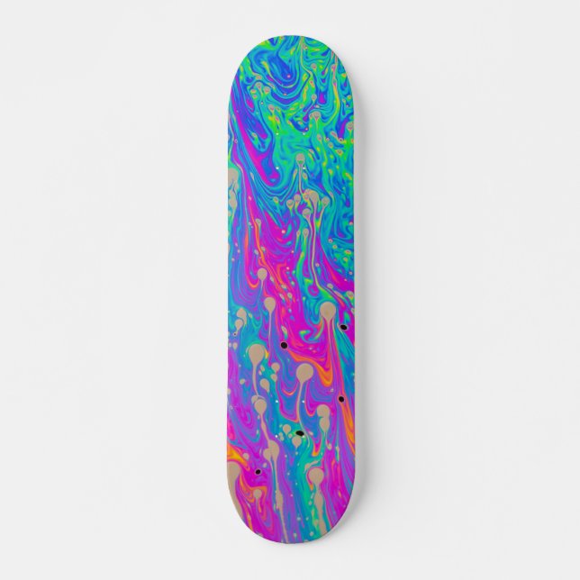 Watercolor Skateboard (Front)