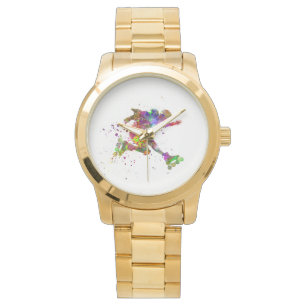 watercolor skater watch