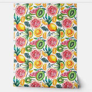 Watercolor sketched detailed pattern of Dragon fru Wallpaper