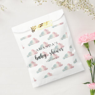 Watercolor skies - Baby Shower Favour Bag