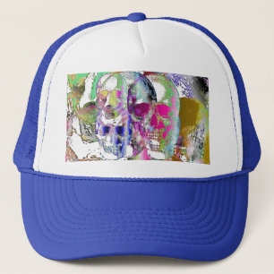 Watercolor Skulls - Trucker Hat