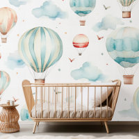 Watercolor Sky Adventure Seamless Pattern