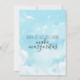 Watercolor Sky Thank You Card