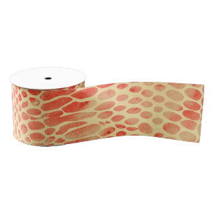 Watercolor Snake Print Grosgrain Ribbon