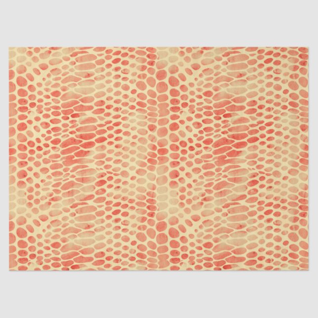 Watercolor Snake Print Tissue Paper (Front)