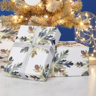 Watercolor Snowflakes, Magical Colours Wrapping Paper
